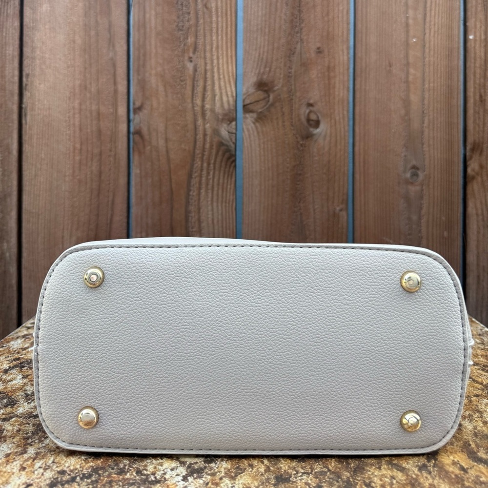 London Fog Cream EVE Dome Satchel - Picture 8 of 16